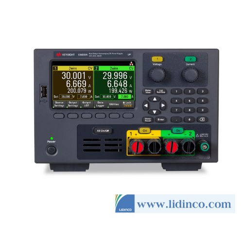 Autoranging Dual Output Power Supply Keysight E36233A 400W