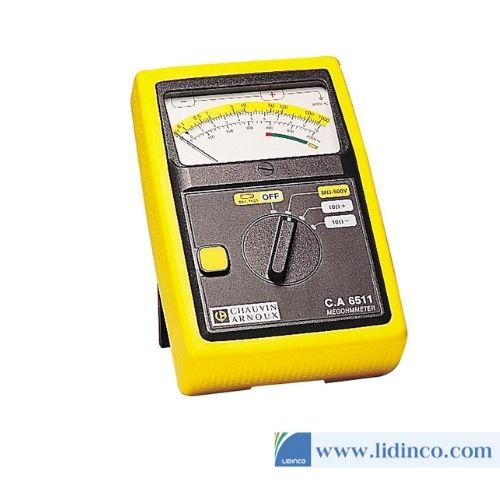 Analogue insulation tester Chauvin Armoux C.A 6511