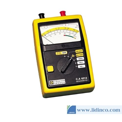 Analogue insulation tester Chauvin Armoux C.A 6513