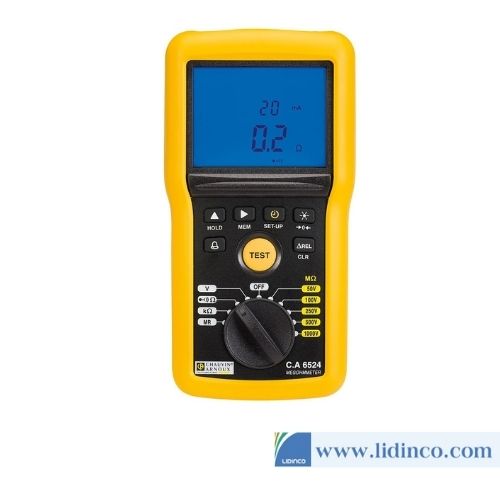 Insulation and Continuity Testers Chauvin Armoux C.A 6524