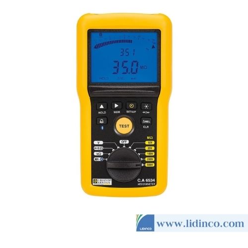 Insulation and Continuity Testers Chauvin Armoux C.A 6534