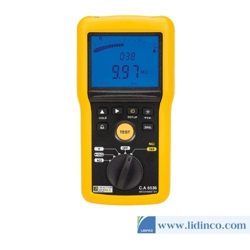 Insulation and Continuity Testers Chauvin Armoux C.A 6536