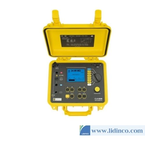 Digital insulation tester Chauvin Armoux C.A 6549