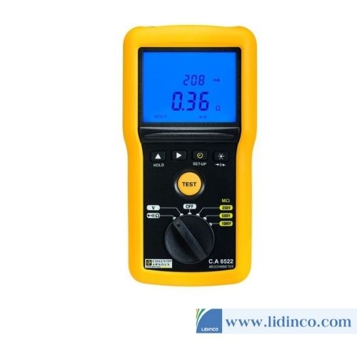 Insulation and Continuity Testers Chauvin Arnoux CA 6522