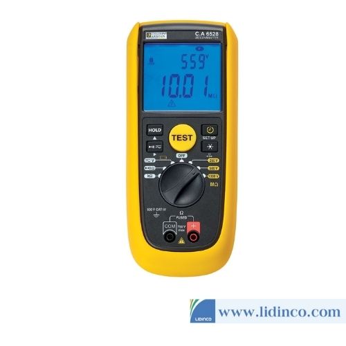 Insulation and Continuity Tester Chauvin Arnoux C.A 6528