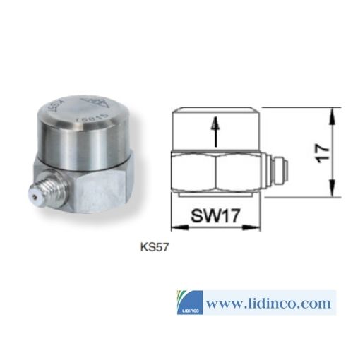 Cảm biến đo độ rung MMF KS57 20 pC/g