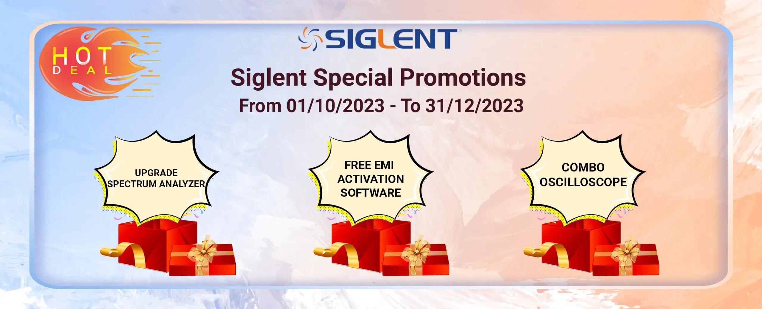 Siglent Special Promotions Q4 2023