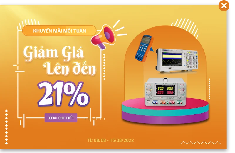 [Kết thúc] Chương trình khuyến mãi mỗi tuần từ 08/08 - 15/08/2022
