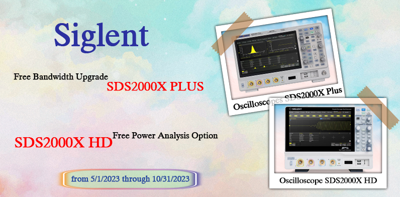 Siglent Oscilloscope Promotion