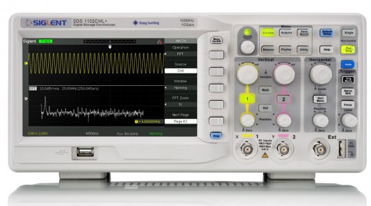 Comparison Oscilloscope Siglent - Tektronix