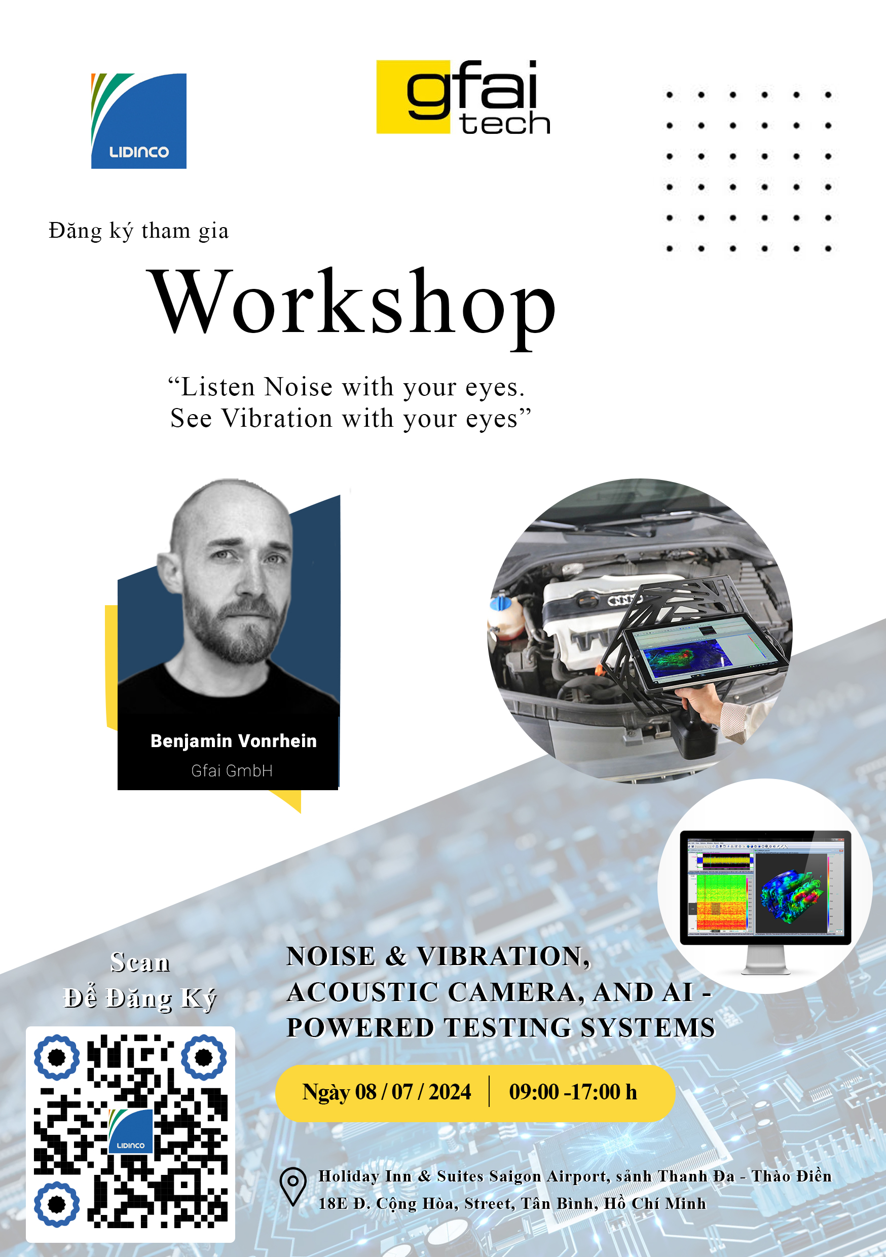 Register for the workshop Sound & Vibration
