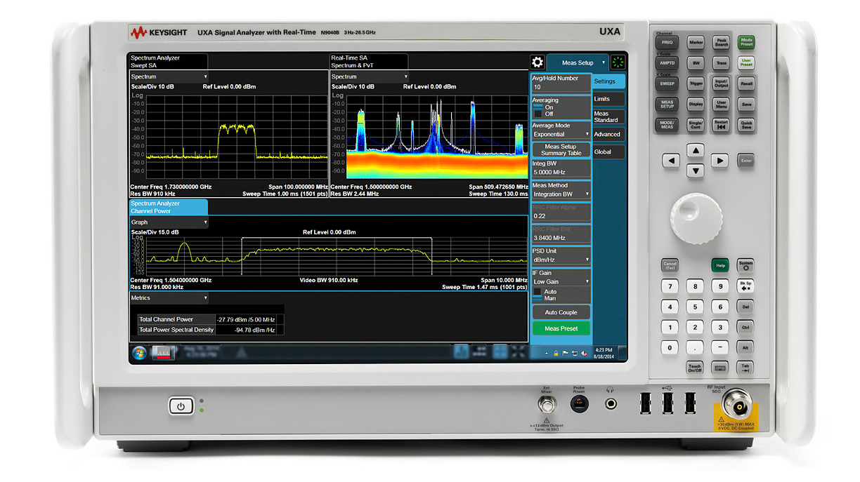 Máy phân tích phổ keysight thời gian thực UXAN9040B
