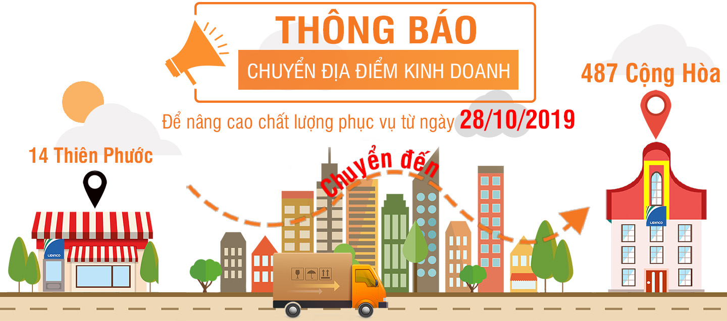 Thông báo chuyển địa điểm văn phòng từ "28/10/2019