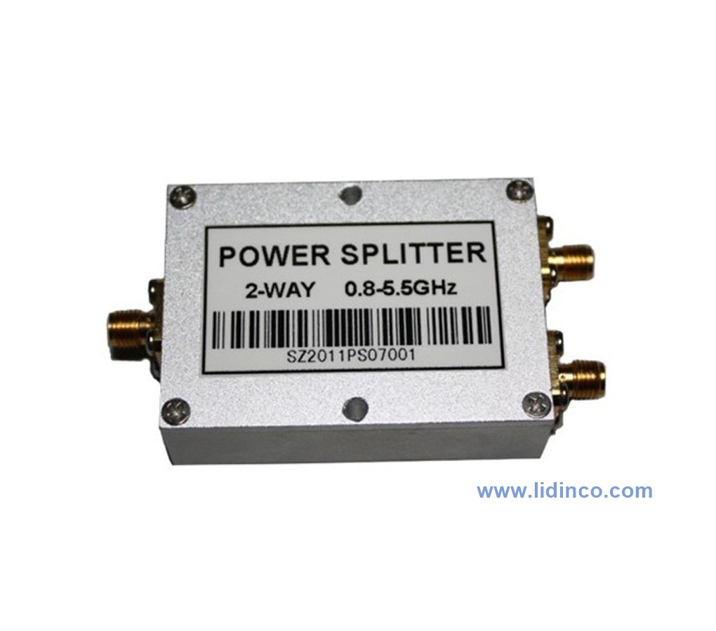 Power Splitter 0.8 - 5.5GHz, 2 way