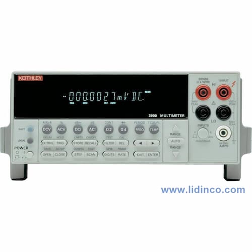 Đồng hồ vạn năng để bàn Keithley 2000/2000-SCAN, 6½ -Digit