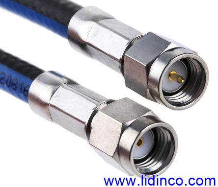 RF Cable, SMA Plug to SMA Plug, 1M, Huber & Suhner 300781710-A