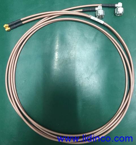 RF Cable RG400/U SMA(M) to Straight N(M) Right Angle, 2M, 84120658 0017