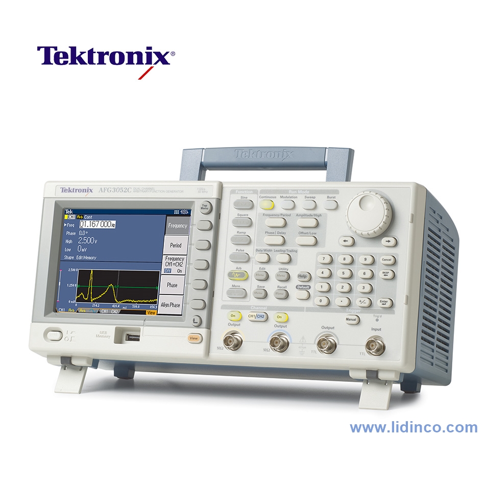 Máy phát xung, hàm Tektronix AFG3052C 2 Channel, 50MHz