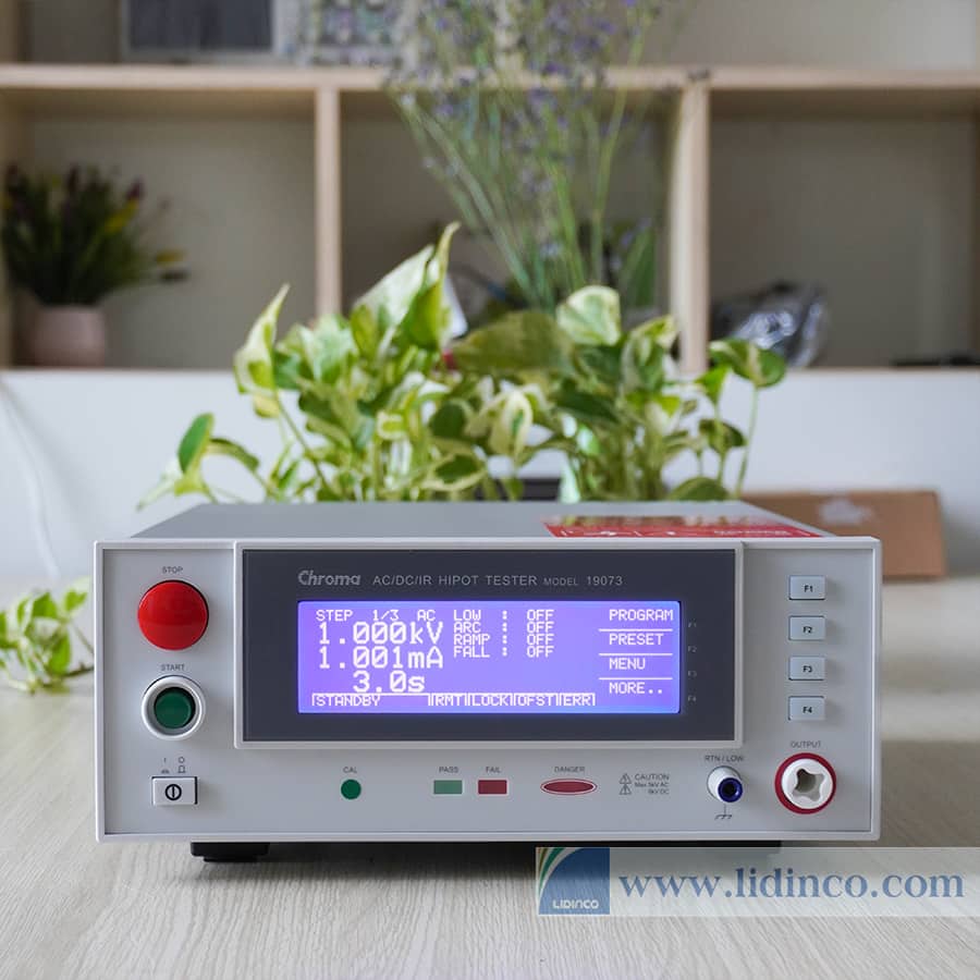 Máy kiểm tra điện áp chịu đựng Chroma 19073
