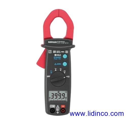 Đồng hồ kẹp, Ampe kìm đo dòng AC/DC Sanwa DCM400AD