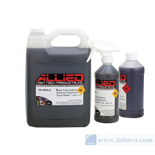 Dung dịch kim cương đánh bóng mẫu đa tinh thể - gốc Glycol