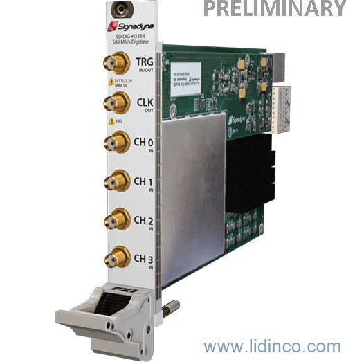 Module digitizing DIG-H3354, 5 GS/s, 10 Bits, 4 Ch