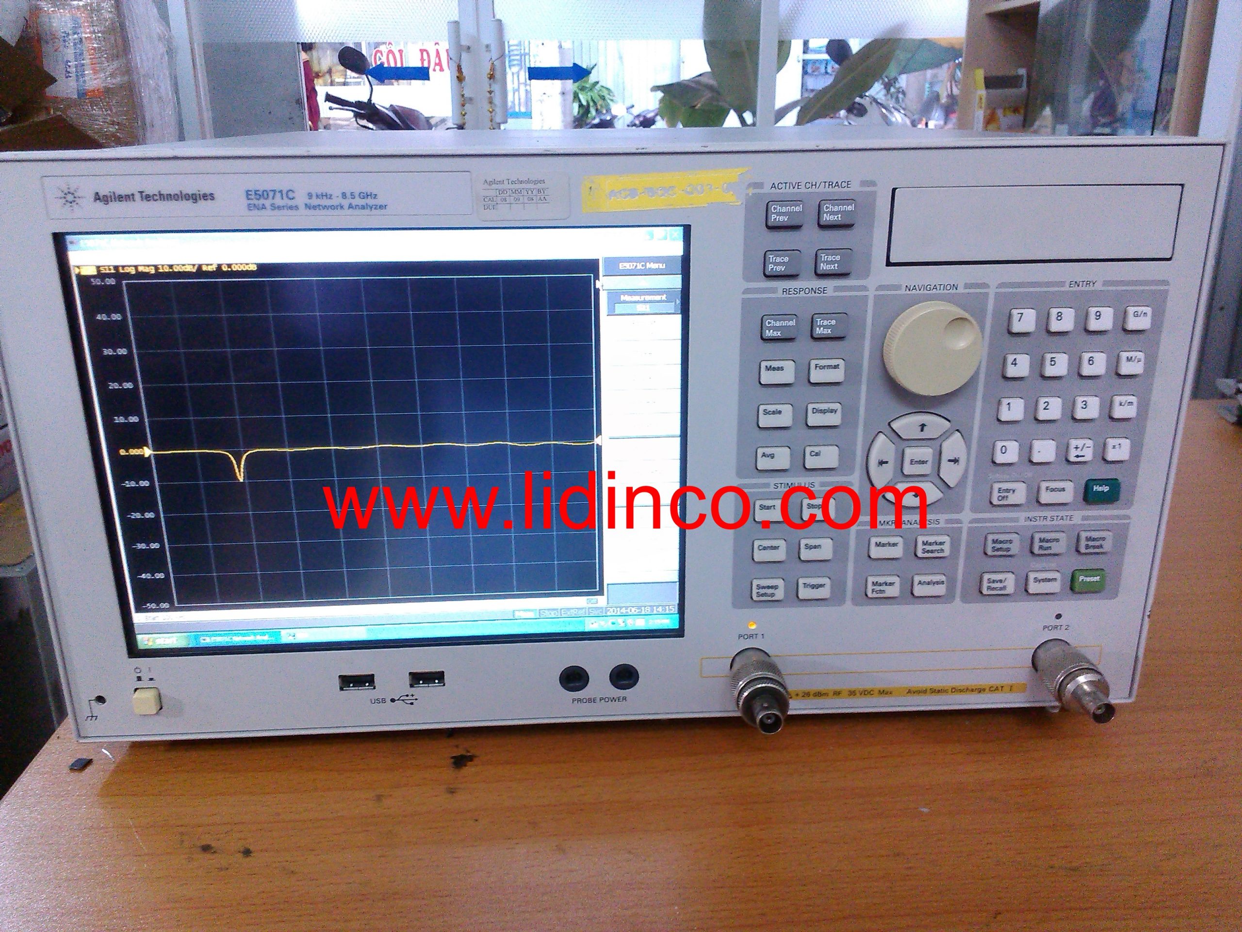 Vector Network Analyzer E5071C, 5Hz to 20GHz