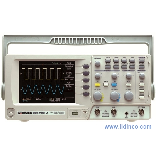 Digital Oscilloscope GW Instek GDS-1102-U, 100MHz, 02 channel