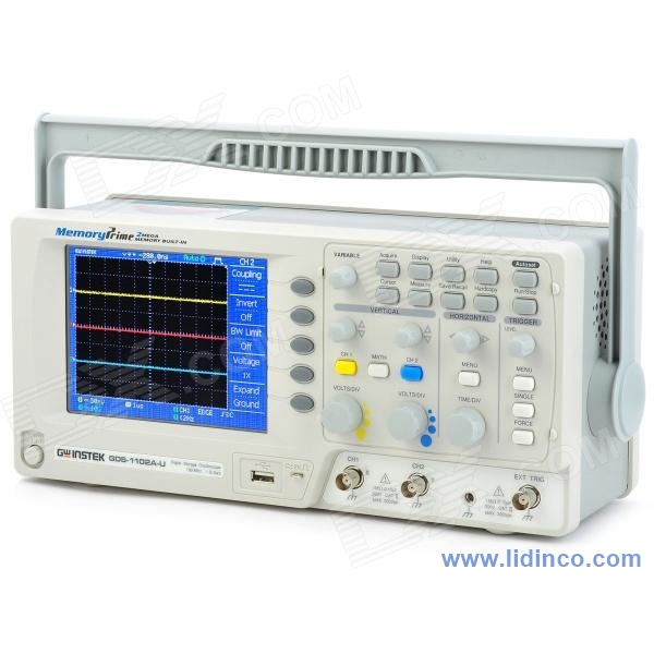 Digital Oscilloscope GW Instek GDS1072A-U, 70MHz, 02 channel