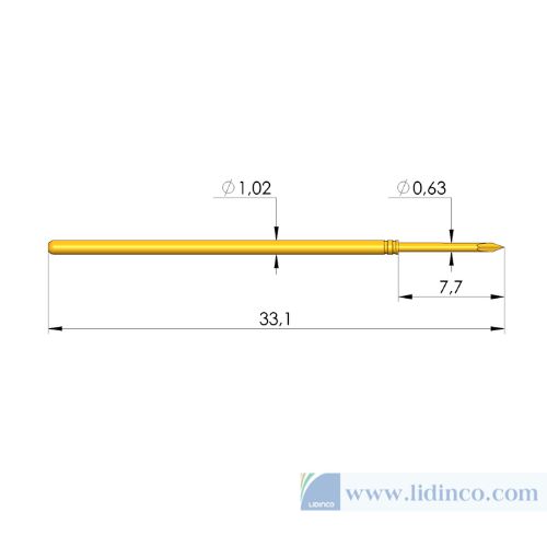 Chân pin ICT Ingun GKS-075 291 064 A 2000