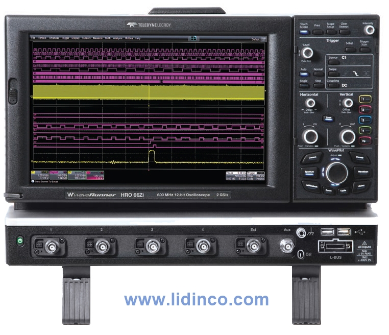 Máy hiện sóng, Oscilloscope LeCroy HRO 66Zi 600 MHz, 4 CH