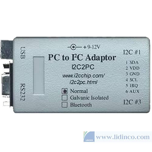 Bộ chuyển đổi dữ liệu I2C-2-PC USB/RS232