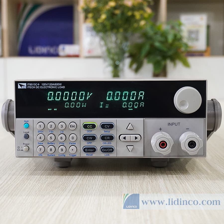 Tải điện tử DC lập trình Itech IT8513C+ (600W)