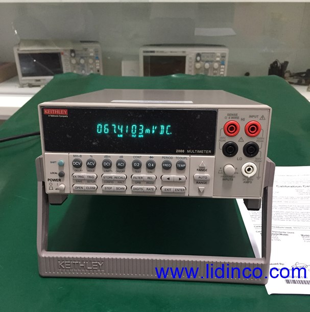 Đồng hồ vạn năng để bàn Keithley 2000, 6-1/2-Digit, GPIB/RS232