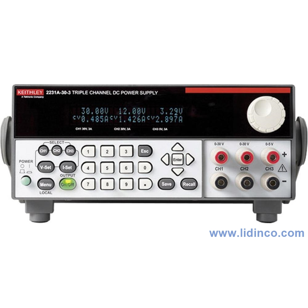 DC Power Supplies Keithley 2231A-30-3 195W 30V, 3A