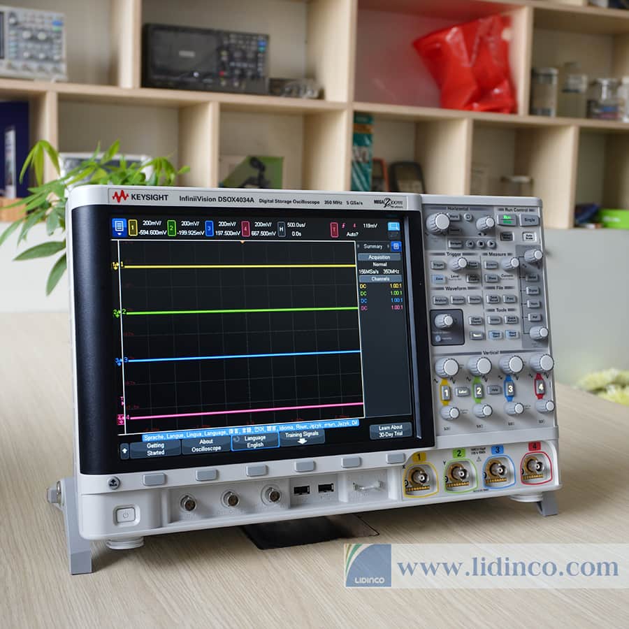 Oscilloscope: 350 MHz, 4 Analog Channels Keysight DSOX4034A