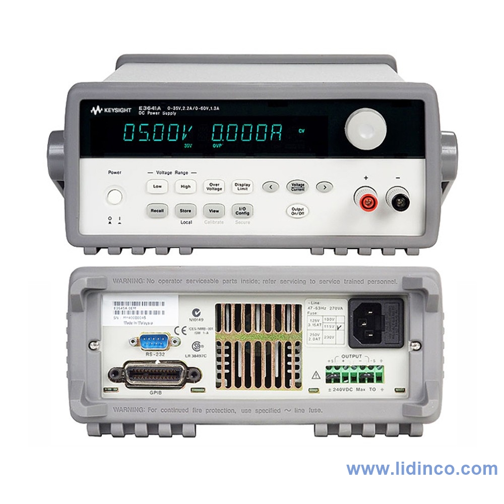 Nguồn một chiều (DC) Keysight E3641A 35V, 0.8A or 60V, 0.5A