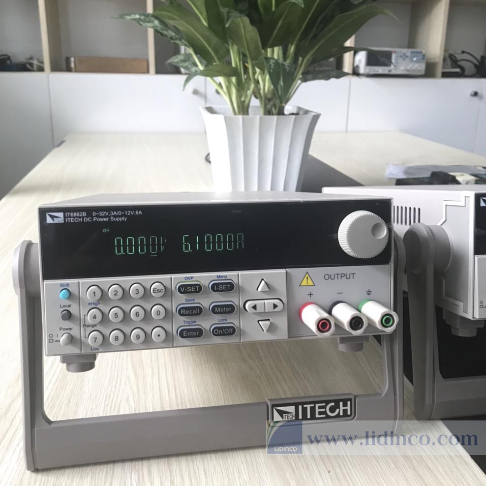 Dual-range Programmable DC Power Supply 32V/3A Itech IT6862B