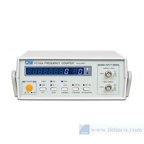Máy đếm tần số MCP FC1024, 10Hz ~ 2.4GHz