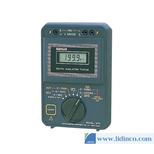 Máy đo cách điện cao áp Sanwa M53 (500V)