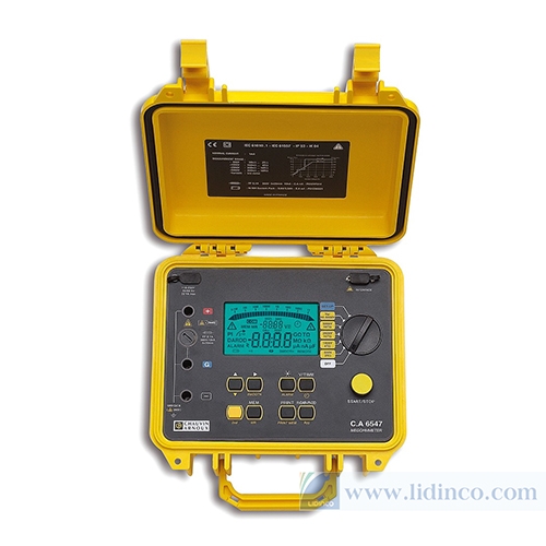 Chauvin Arnoux CA 6547 Micro Ohmmeter, 10 kΩ ~ 10 TΩ