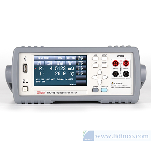 Máy đo điện trở tiếp xúc Micro-Ohm TongHui TH2515