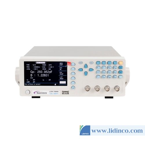 Máy đo cuộn cảm, tụ điện Twintex LCR-7500A 500kHz