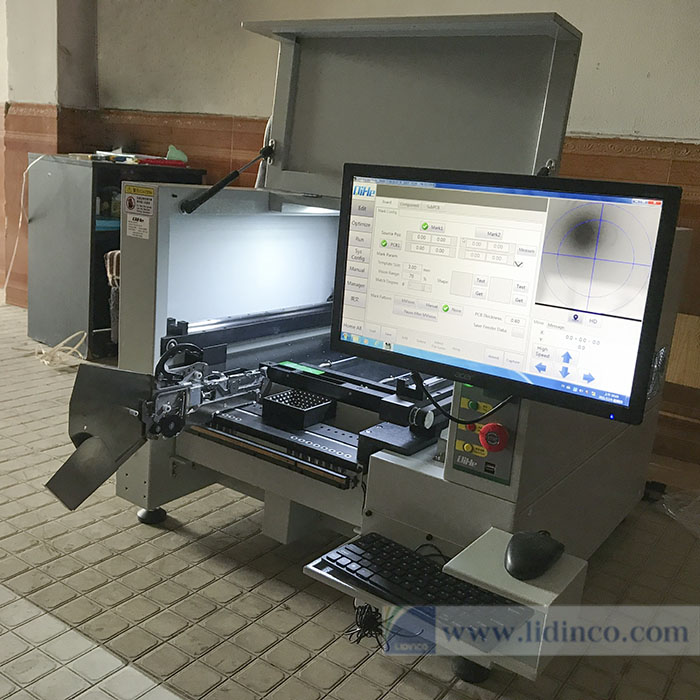 Máy gắp đặt linh kiện để bàn Qihe TVM926