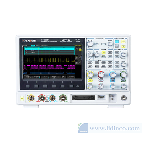 Máy hiện sóng, Oscilloscope Siglent SDS2074 70 MHz, 4 CH