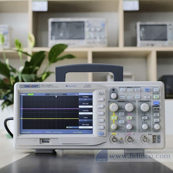 Máy hiện sóng, Oscilloscope Siglent SDS1052DL+, 50MHz, 2 CH