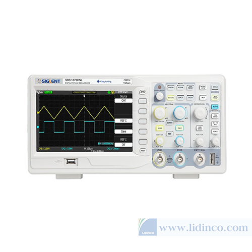 Máy hiện sóng, Oscilloscope Siglent SDS1102CNL, 100MHz, 2 CH