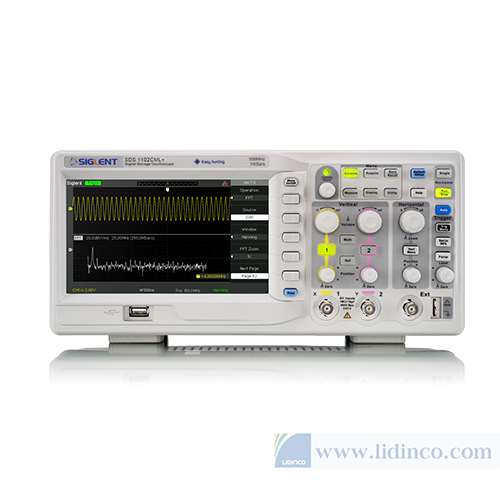 Máy hiện sóng, Oscilloscope Siglent SDS1072CML, 70MHz, 2 CH