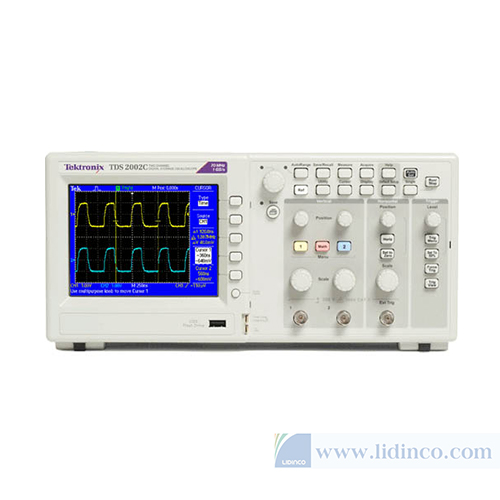 Máy hiện sóng, Oscilloscope Tektronix TDS2012C, 100MHz, 2 CH