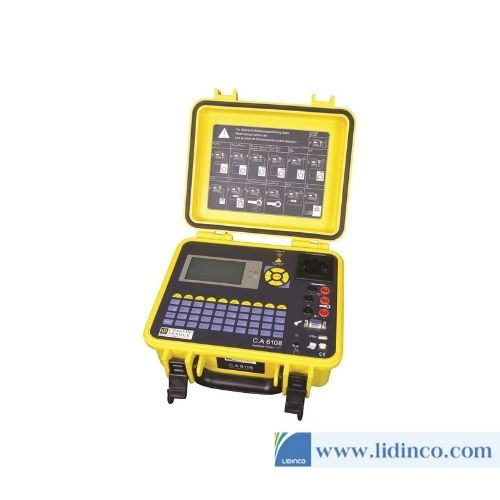 Chauvin Arnoux C.A 6108 Equipment tester Calibrated to (ISO standards)